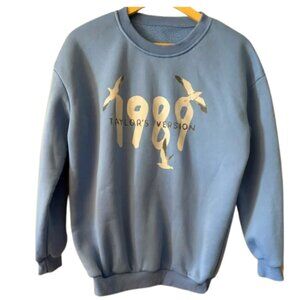 Taylor Swift 1989 Taylor’s Version Blue Sweatshirt Unisex M